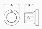 Top Hat Knob Dimensions